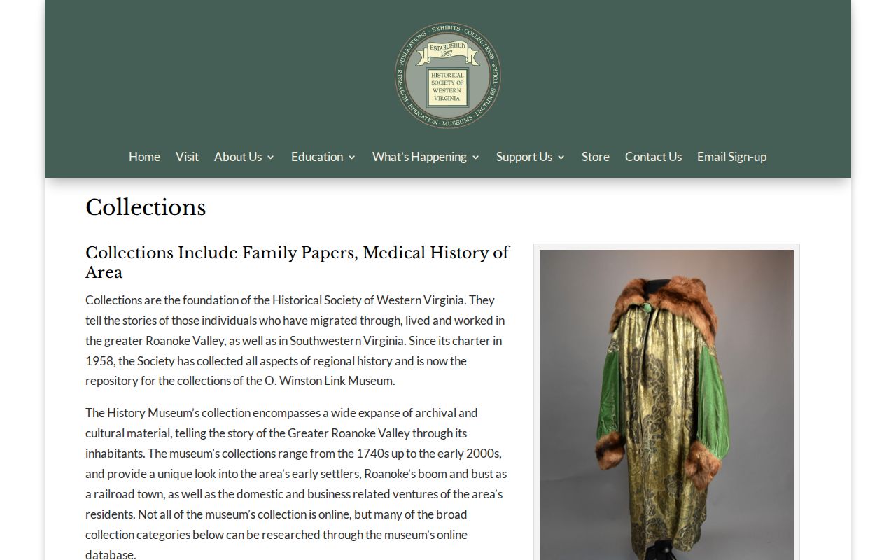 Cave Spring city directory companion research in Historical Society of Western Virginia collections
